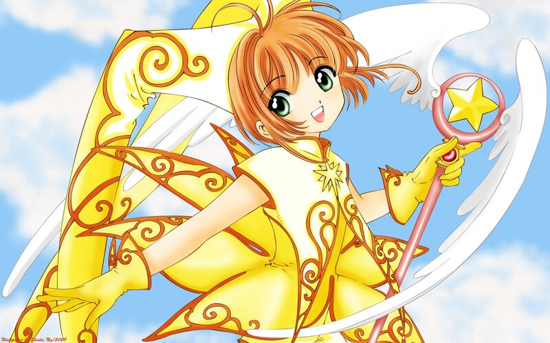 Sakura in angel form