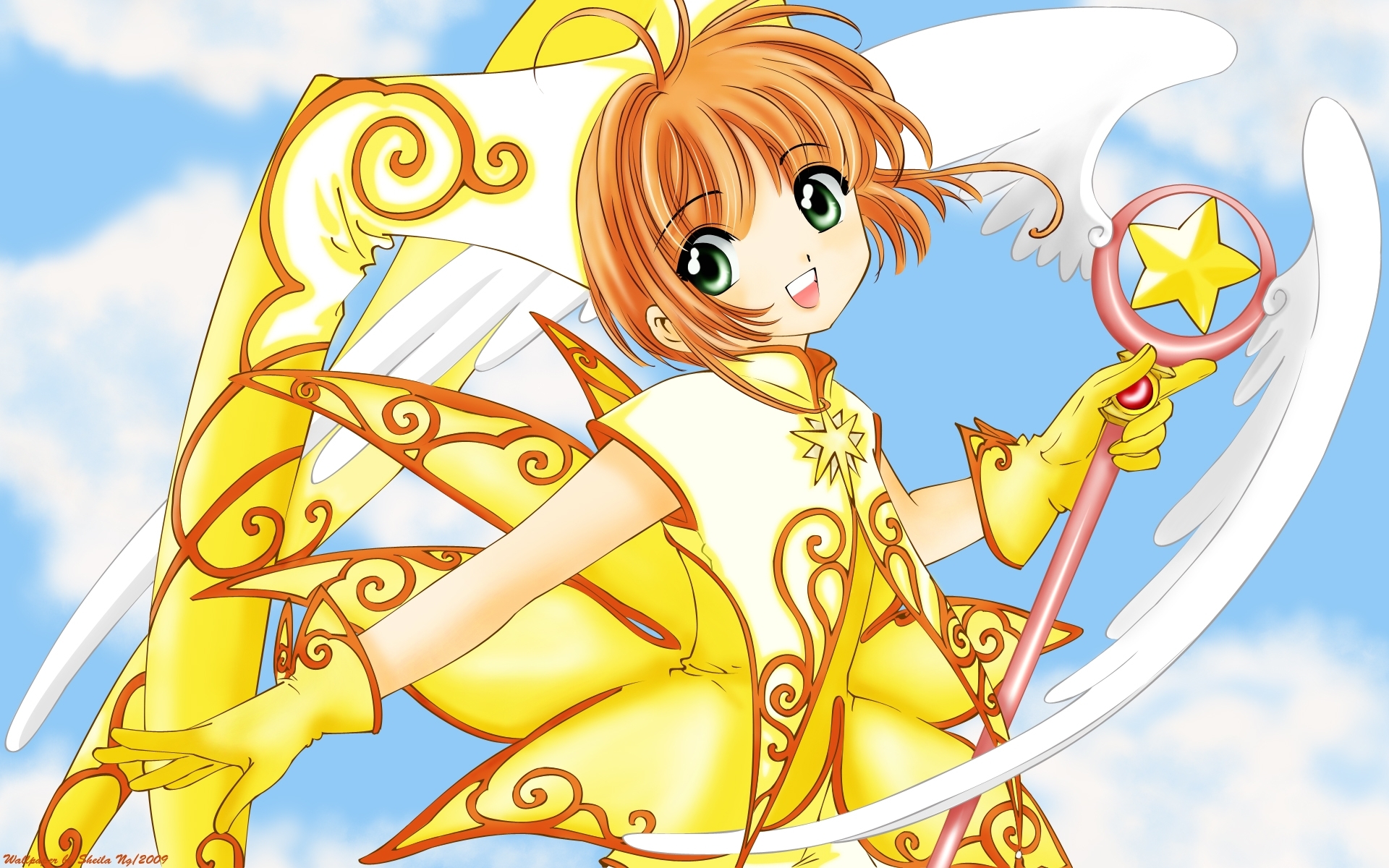Sakura in angel form
