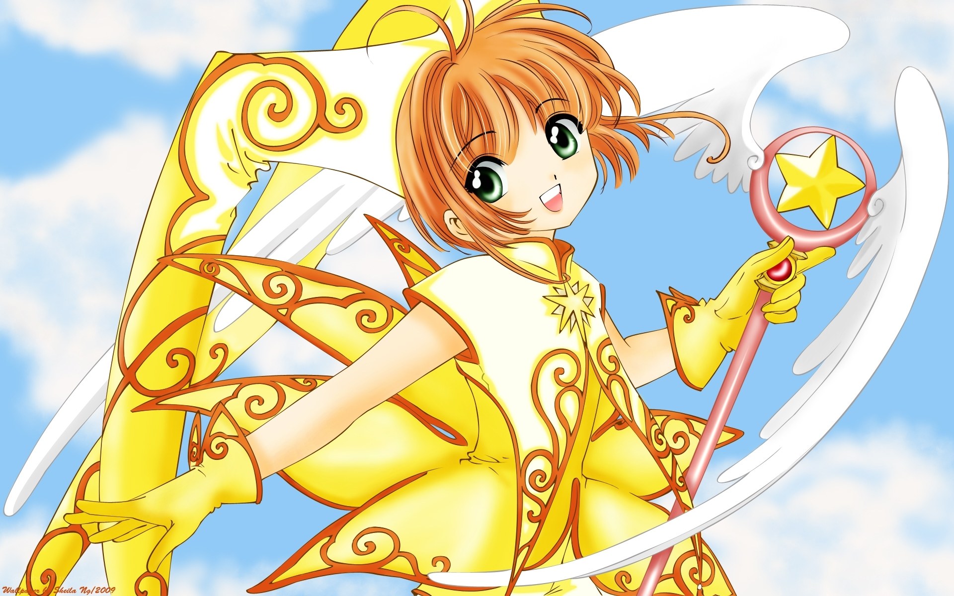 Sakura in angel form