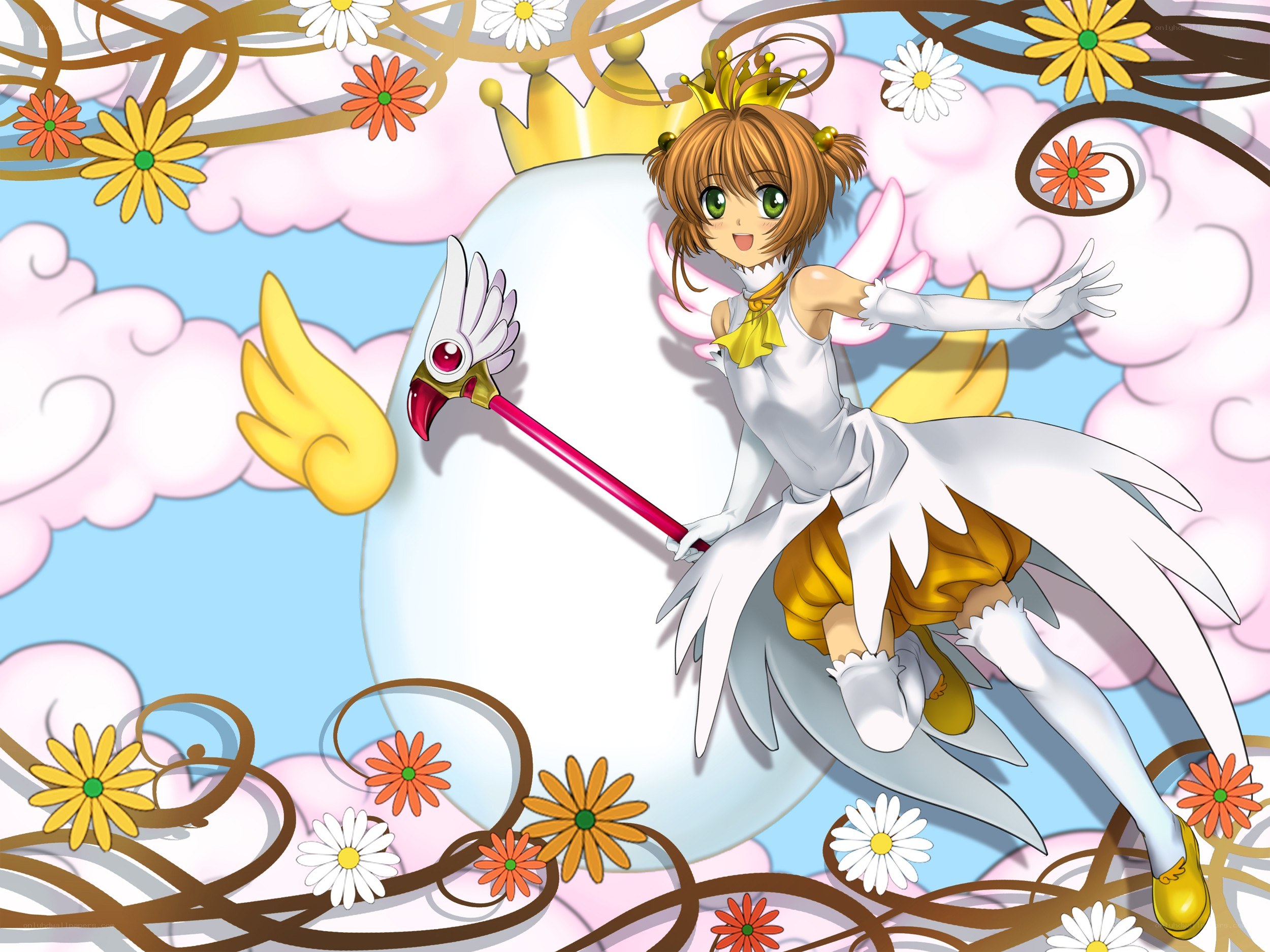 Sakura in her angel form