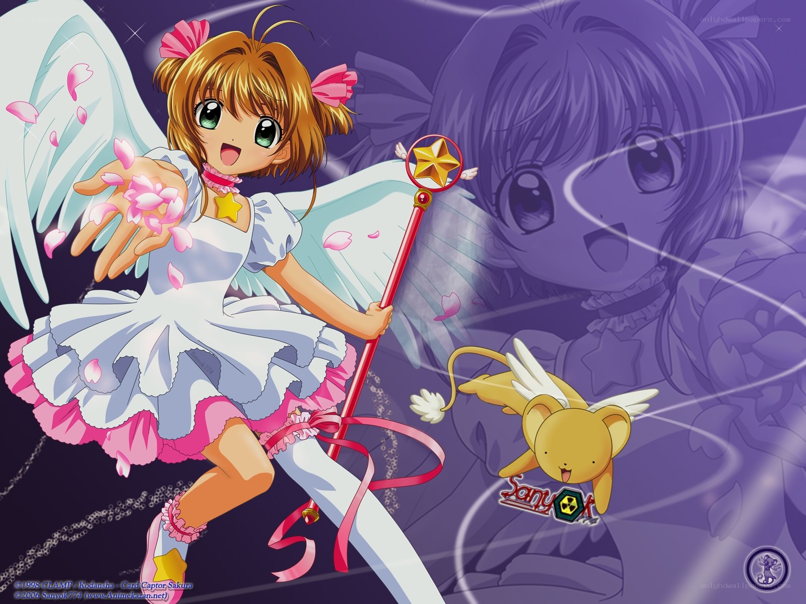 Sakura in her angel form