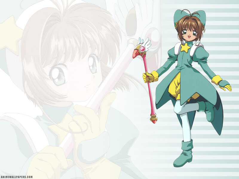 Sakura in her green outfit