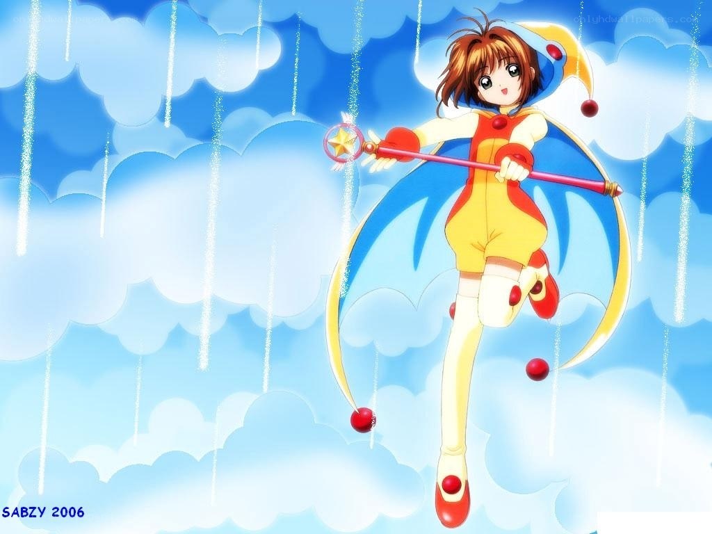 Sakura in her jester outfit