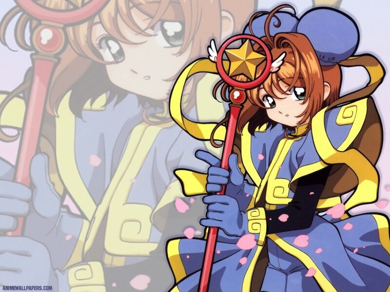 Sakura in her magical outfit