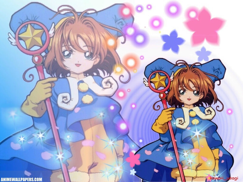 Sakura in her magical outfit