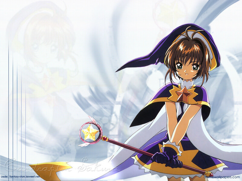 Sakura in her magical outfit