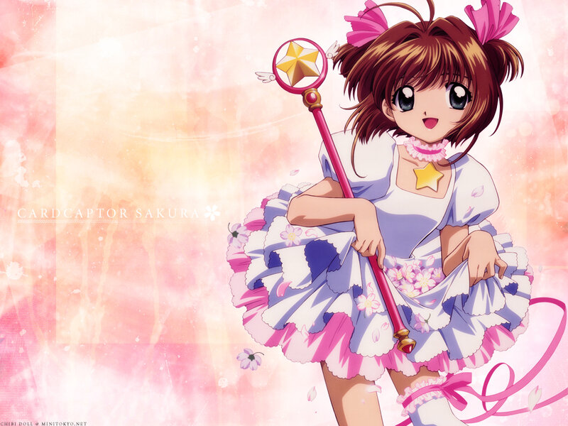 Sakura in her magical outfit
