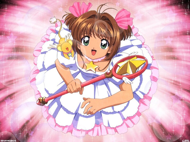 Sakura in her magical outfit