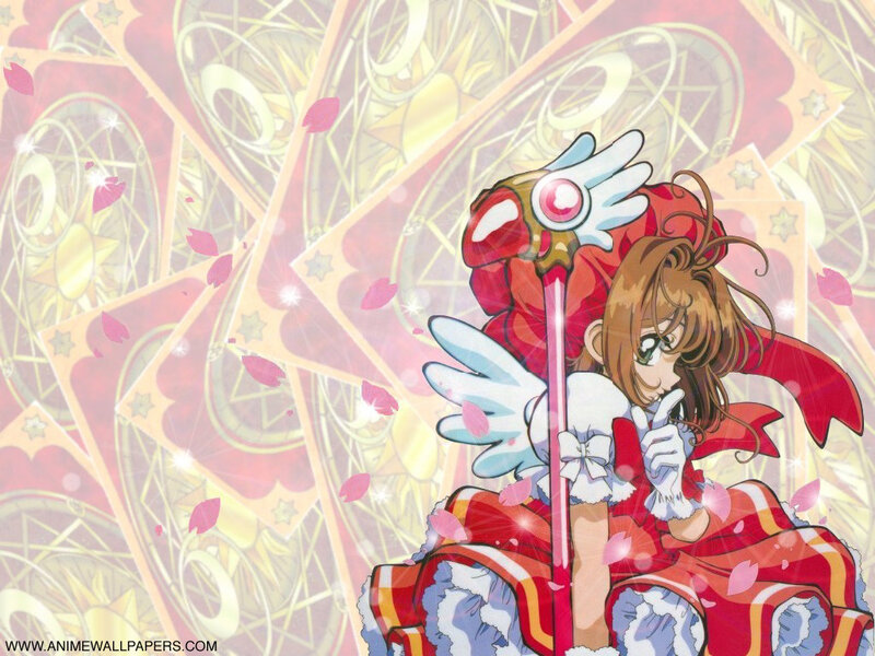 Sakura in her magical outfit