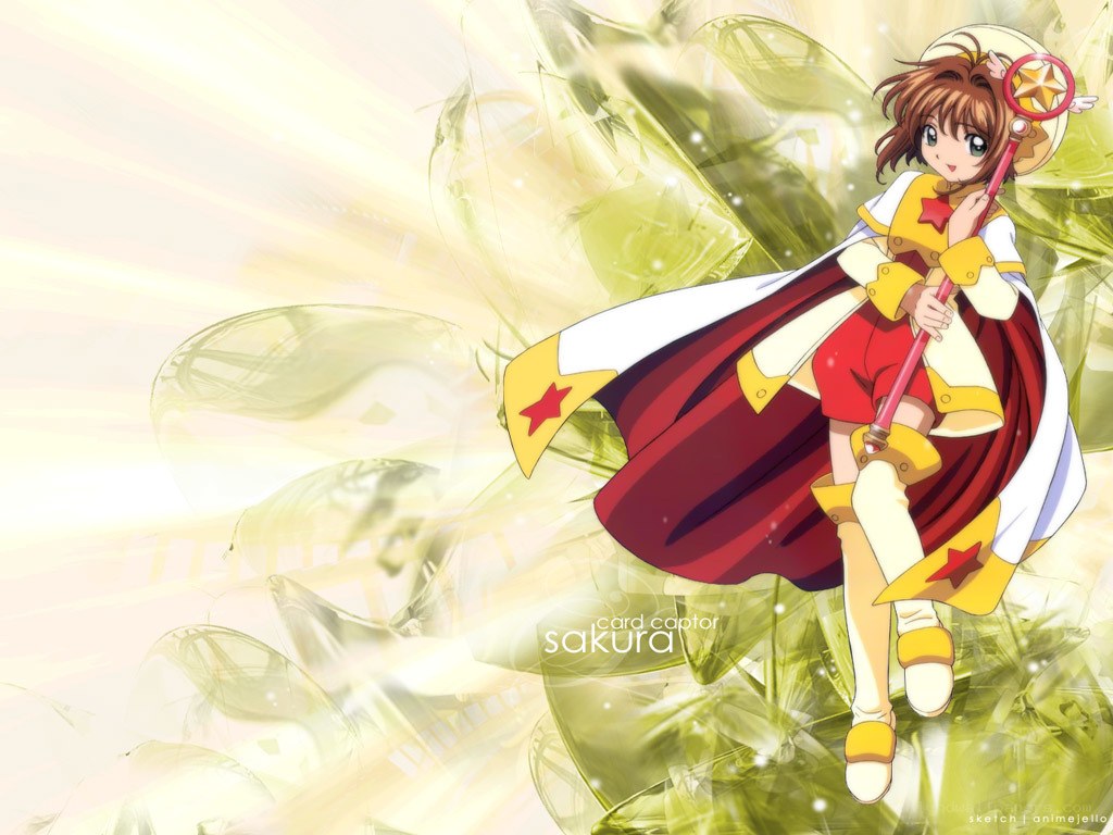Sakura in magical attire