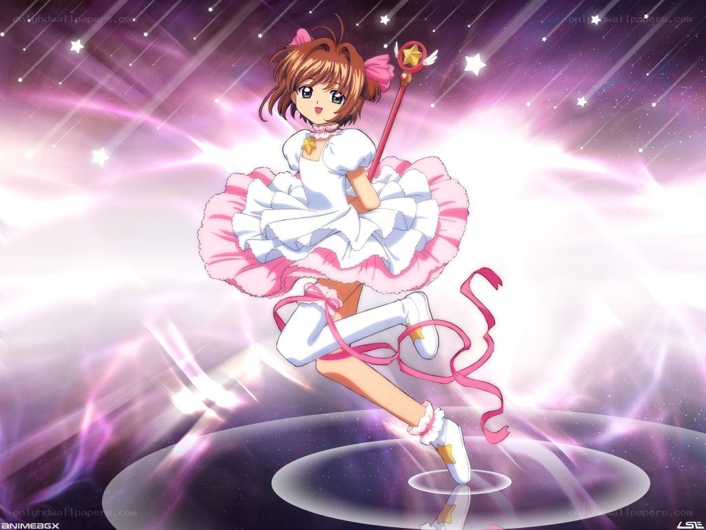 Sakura in magical dress