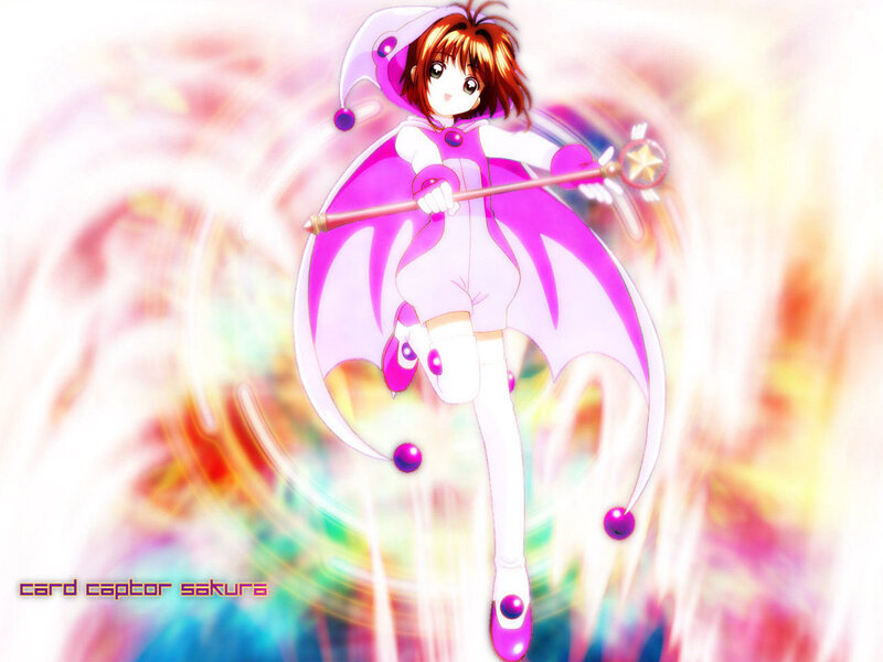 Sakura in magical form
