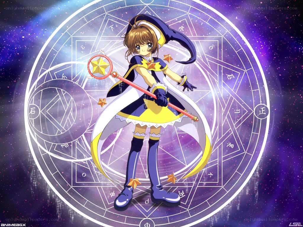 Sakura in magical pose