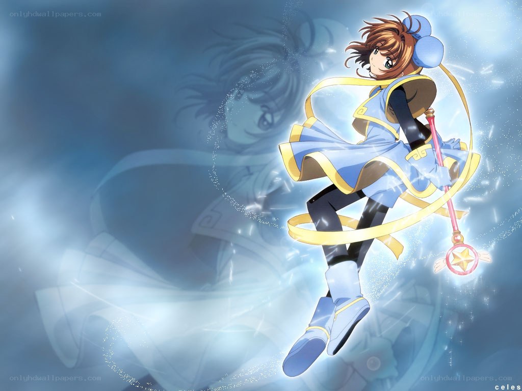Sakura in magical pose