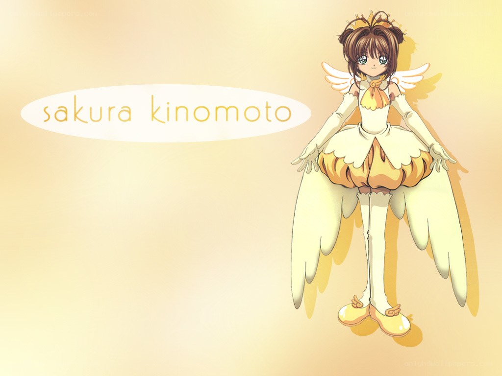 Sakura Kinomoto in angel form