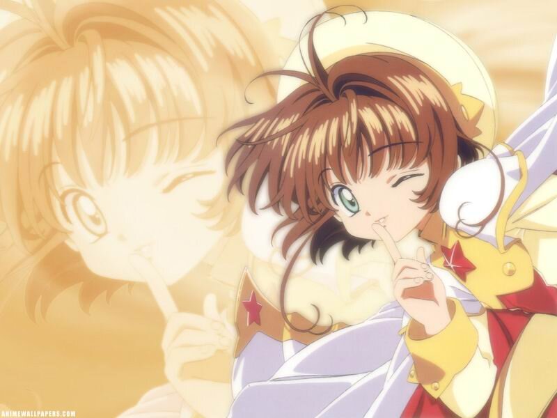 Sakura Kinomoto winking