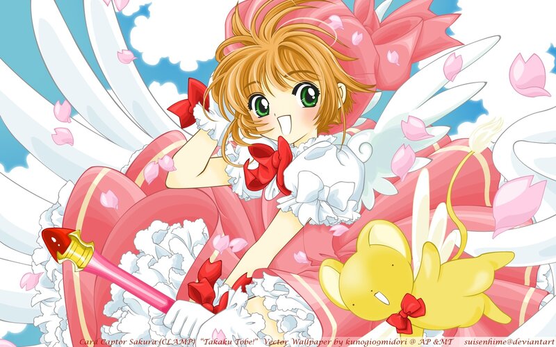 Sakura Kinomoto with Staff