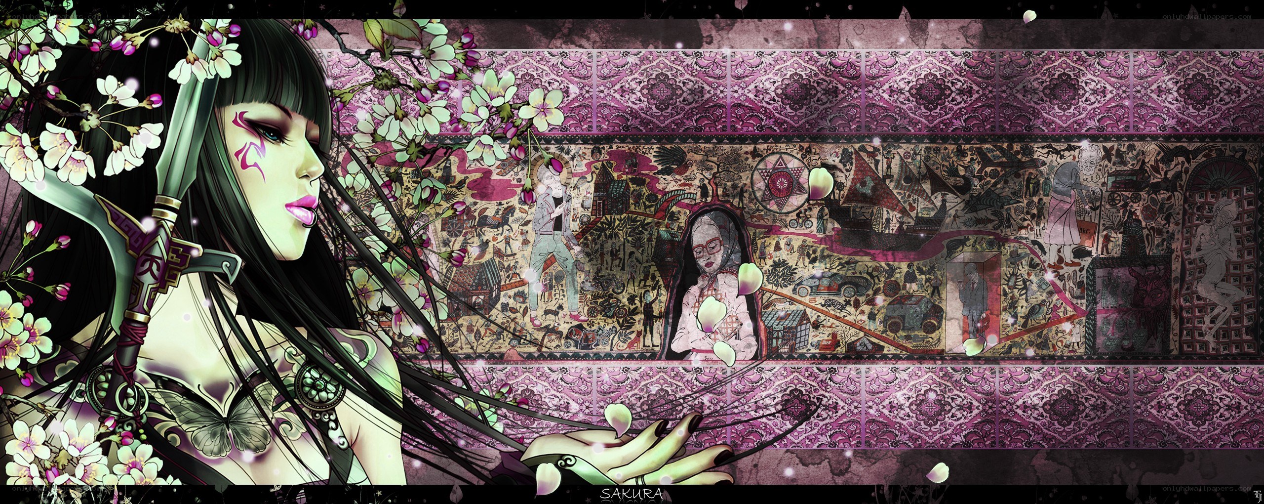 sakura warrior with sword