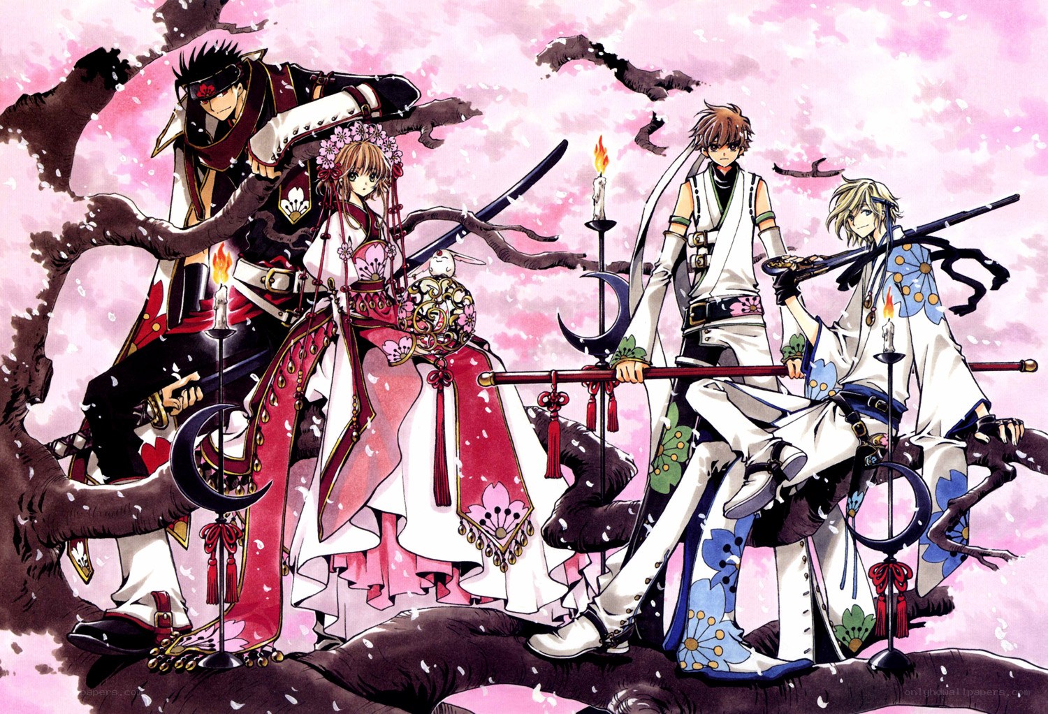 Sakura warriors in battle