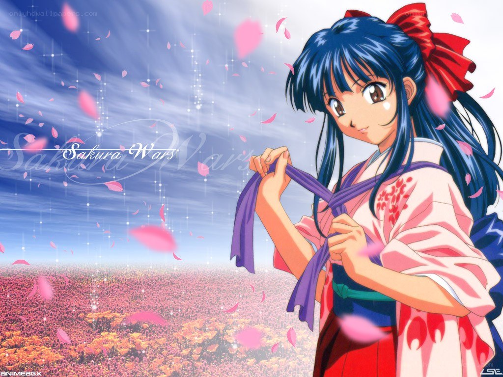 Sakura Wars character in kimono