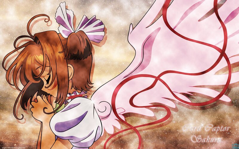 Sakura with angel wings