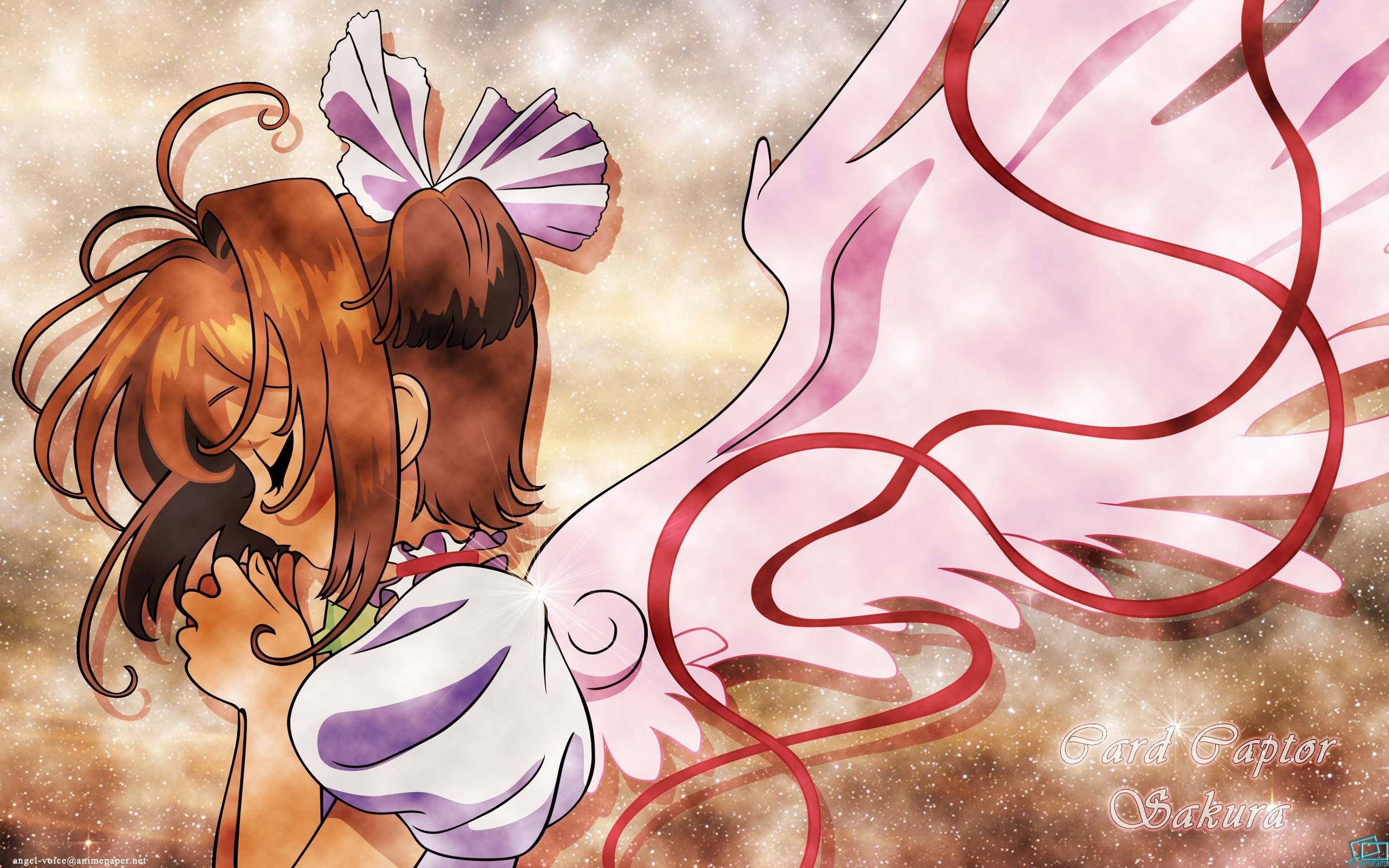 Sakura with angel wings