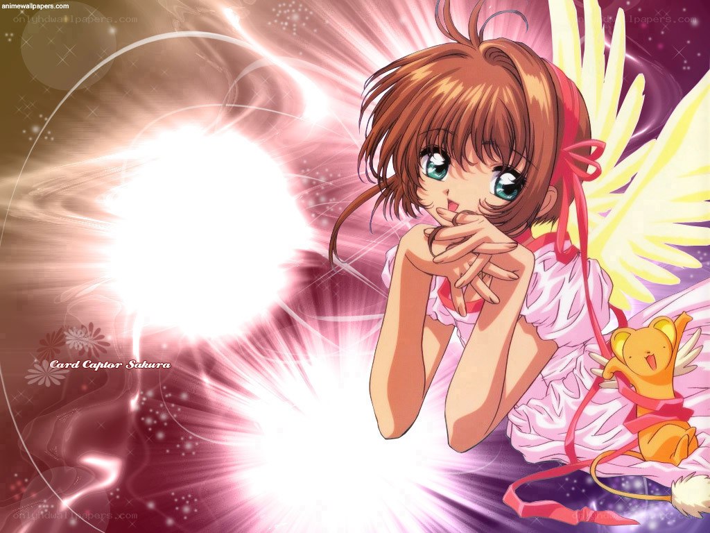 Sakura with angel wings
