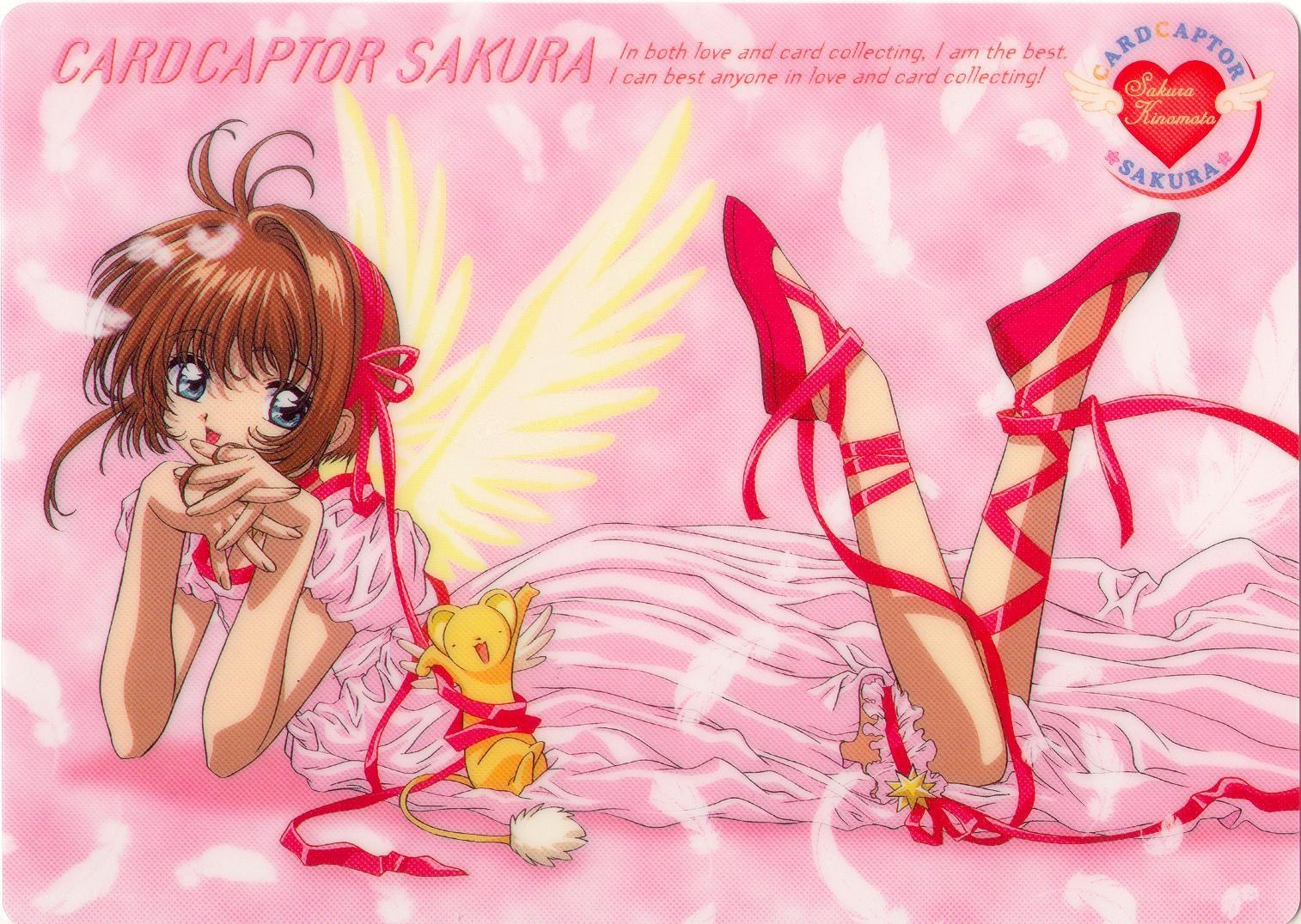 Sakura with angel wings