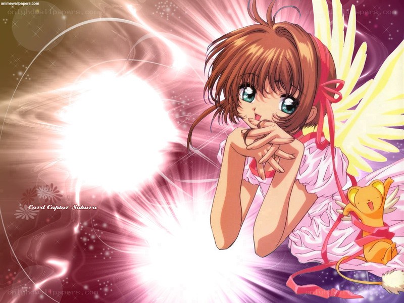 Sakura with angel wings