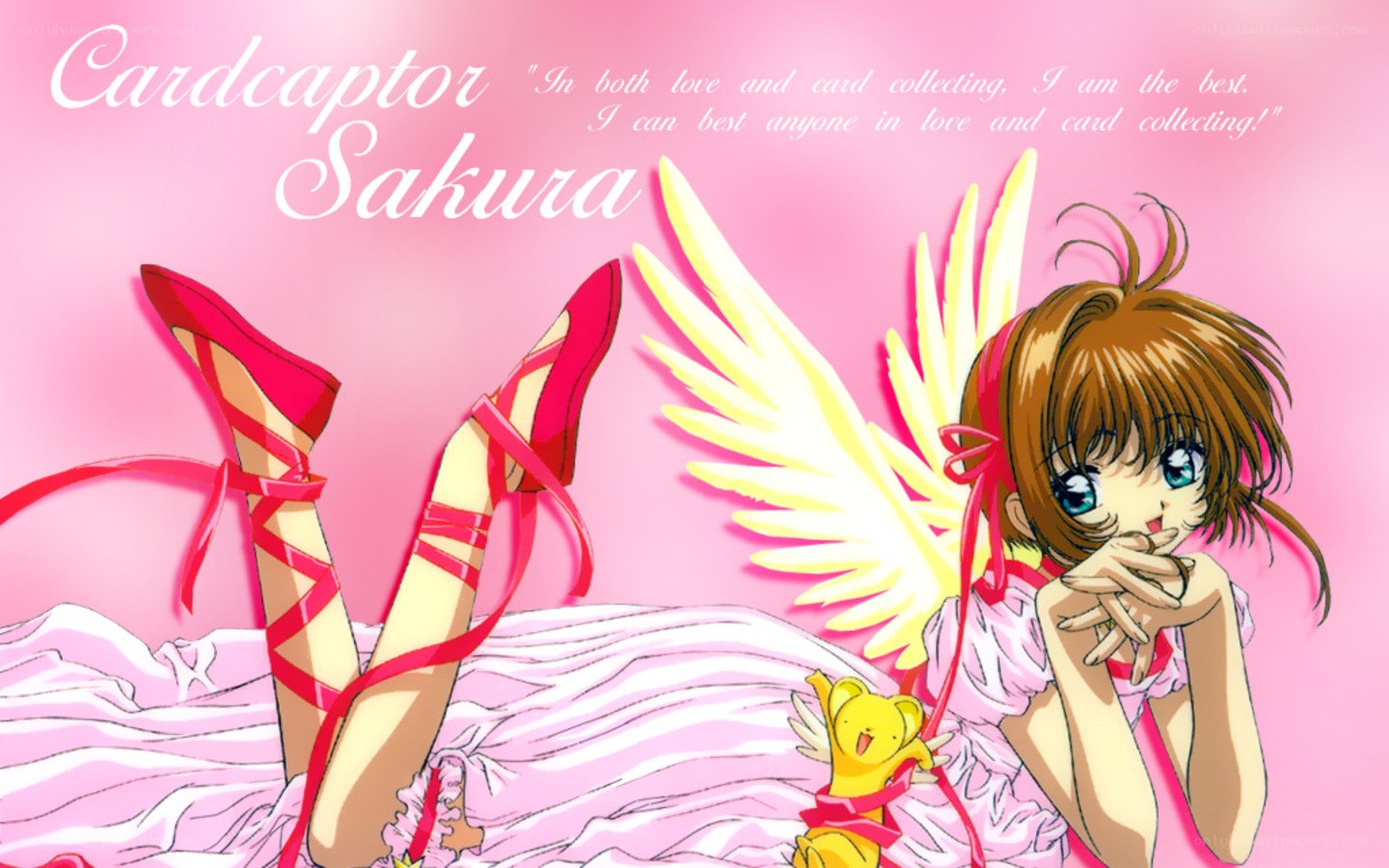 Sakura with angel wings