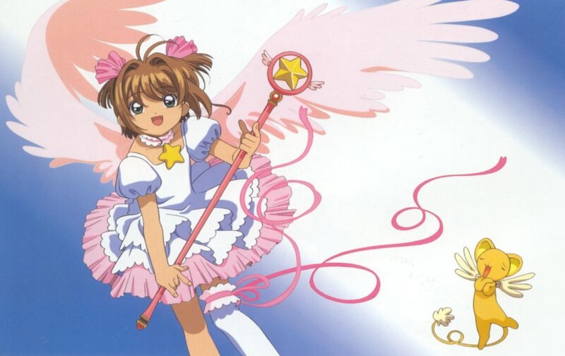Sakura with angel wings