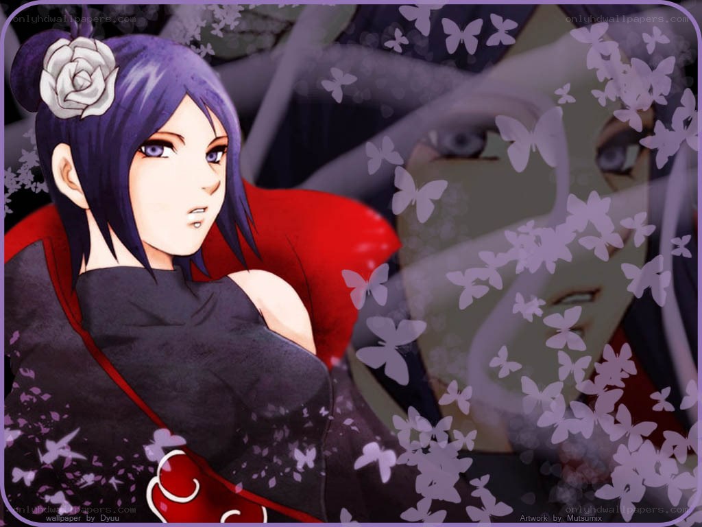 Sakura with butterflies