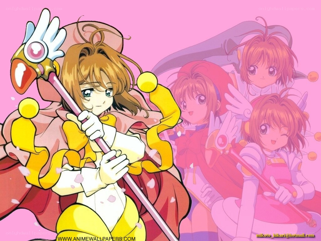 Sakura with her staff