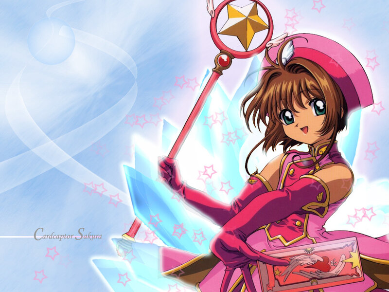 Sakura with her staff