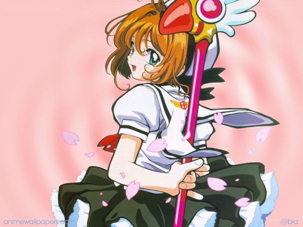 Sakura with her staff