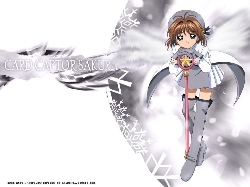 Sakura with her staff