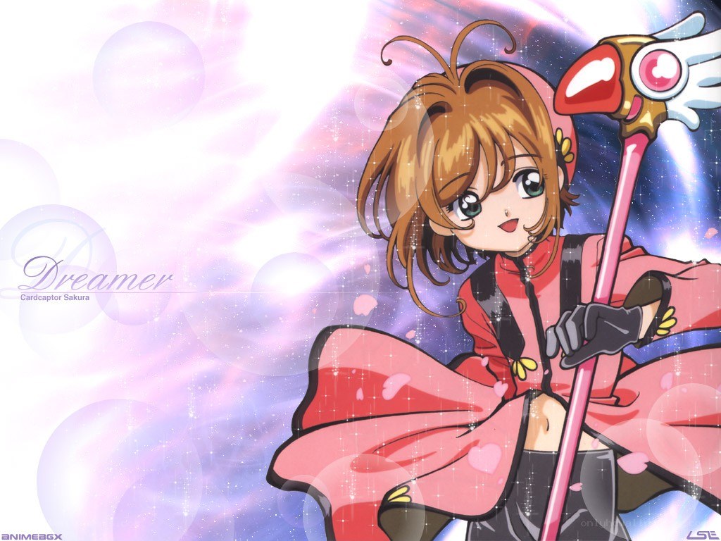 Sakura with her staff