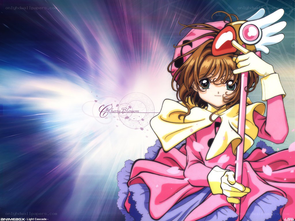 Sakura with her staff