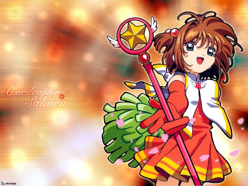 Sakura with her wand