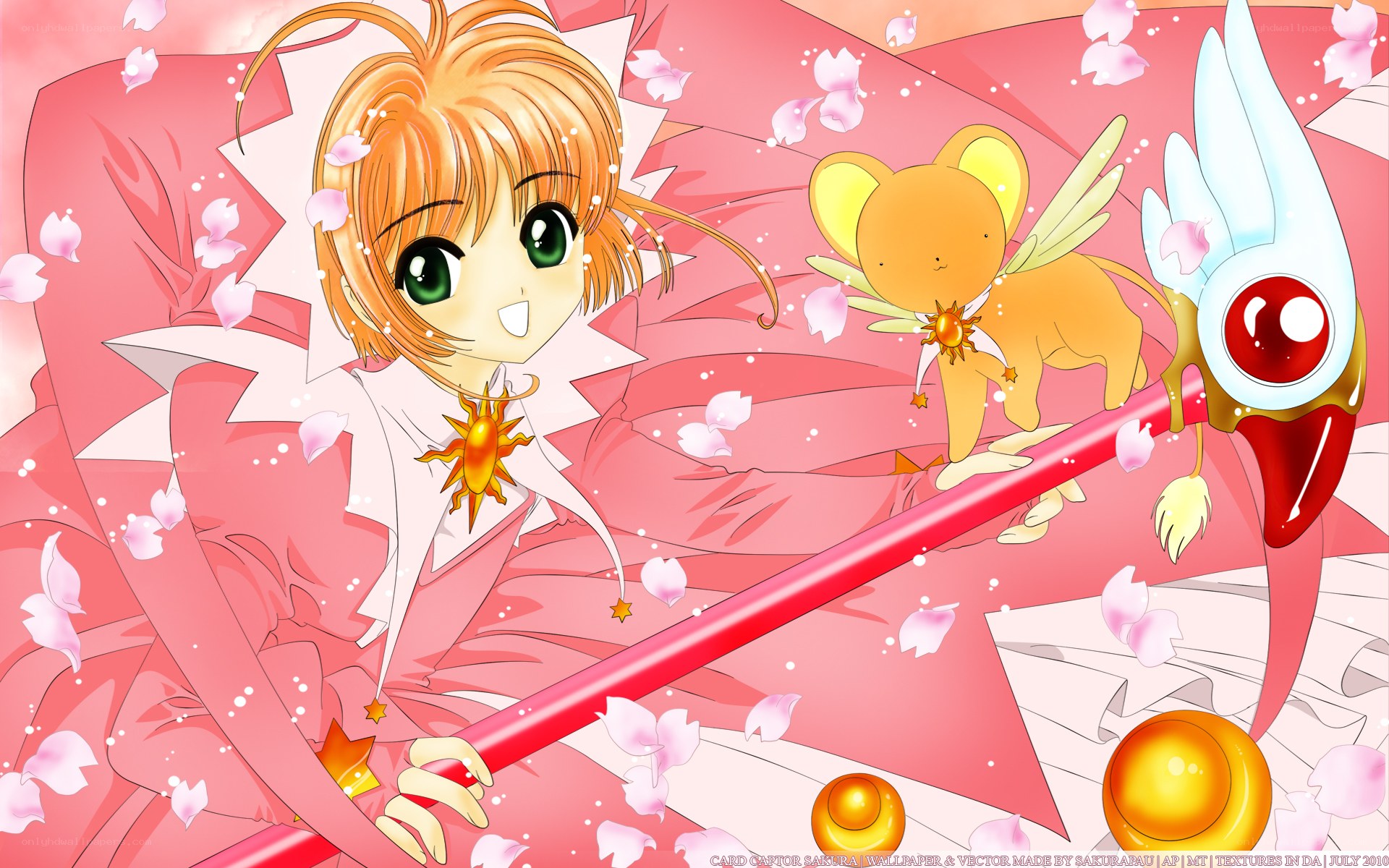 Sakura with her wand
