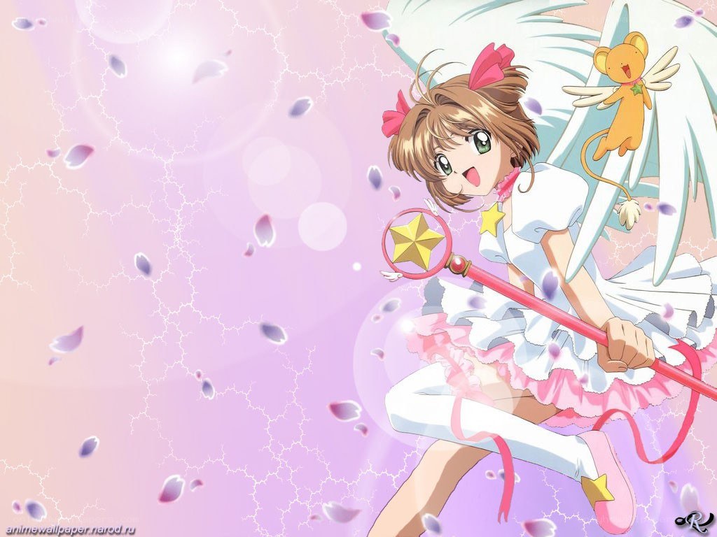 Sakura with her wand