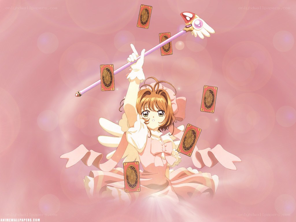 Sakura with her wand