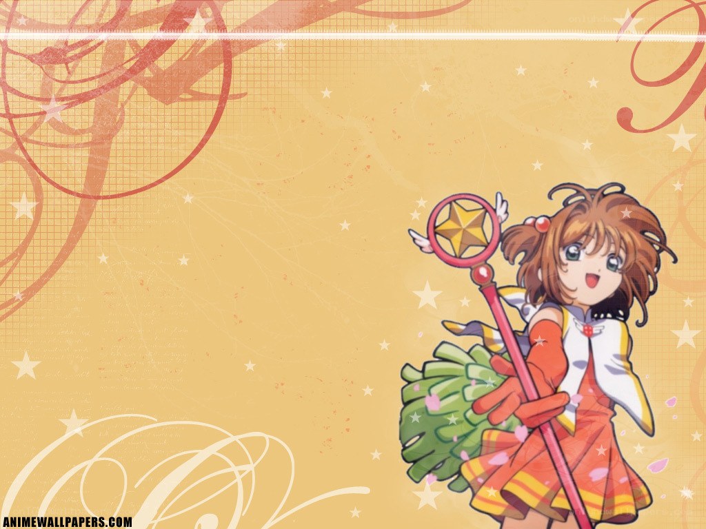 Sakura with her wand