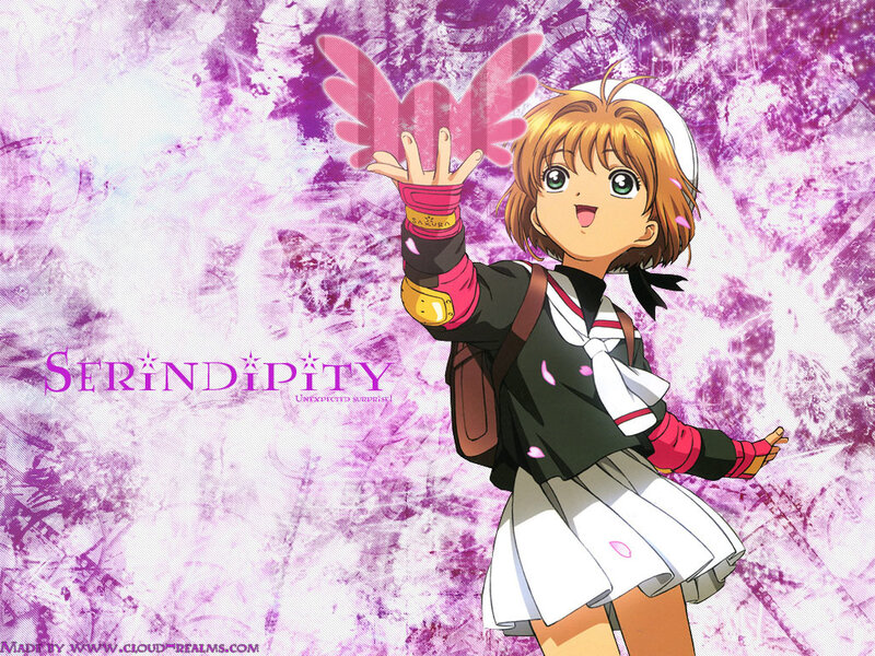 Sakura with pink wings