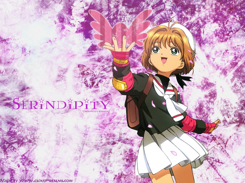 Sakura with pink wings