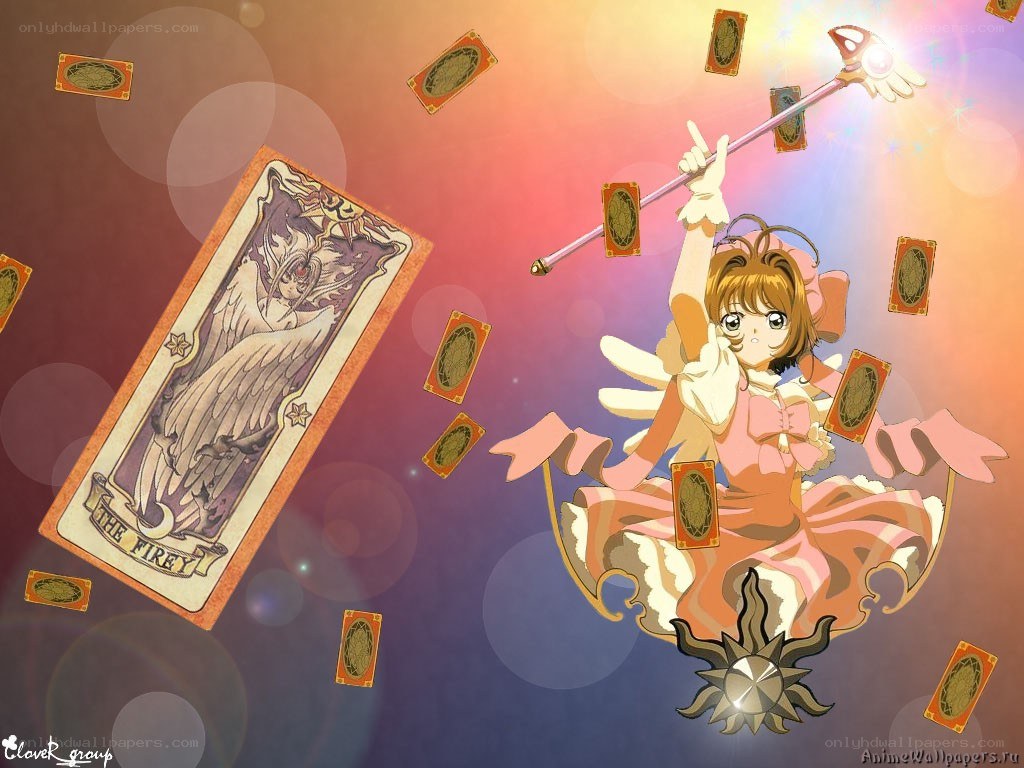 Sakura with the Firey card