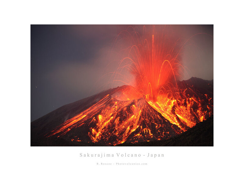Sakurajima Volcano Eruption
