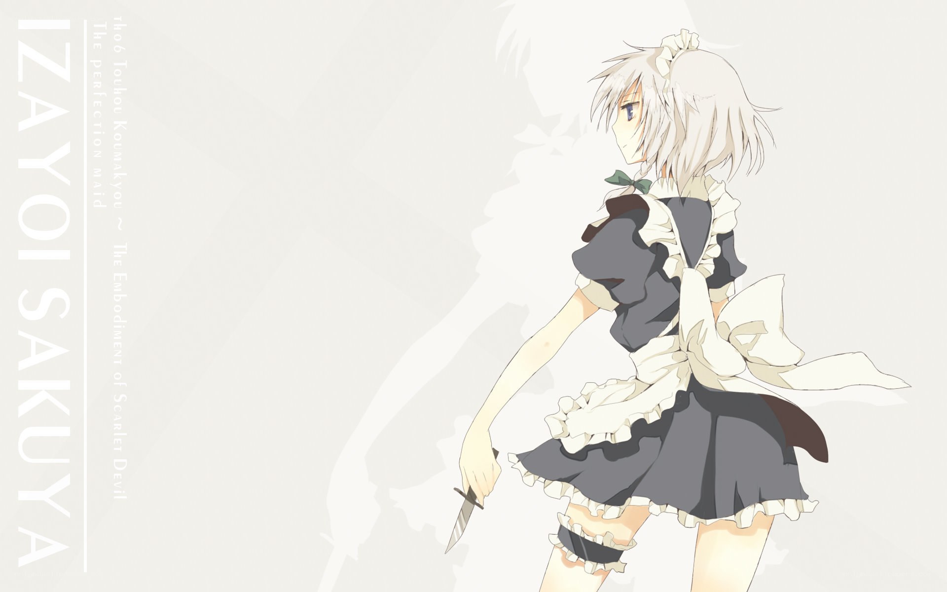 Sakuya Izayoi with knife