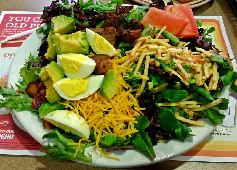 Salad with Eggs and Avocado