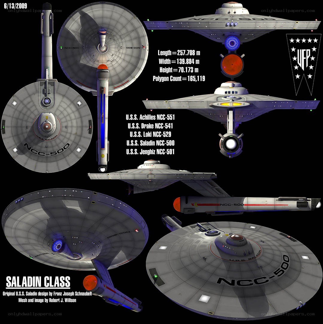 Saladin Class Starship Design